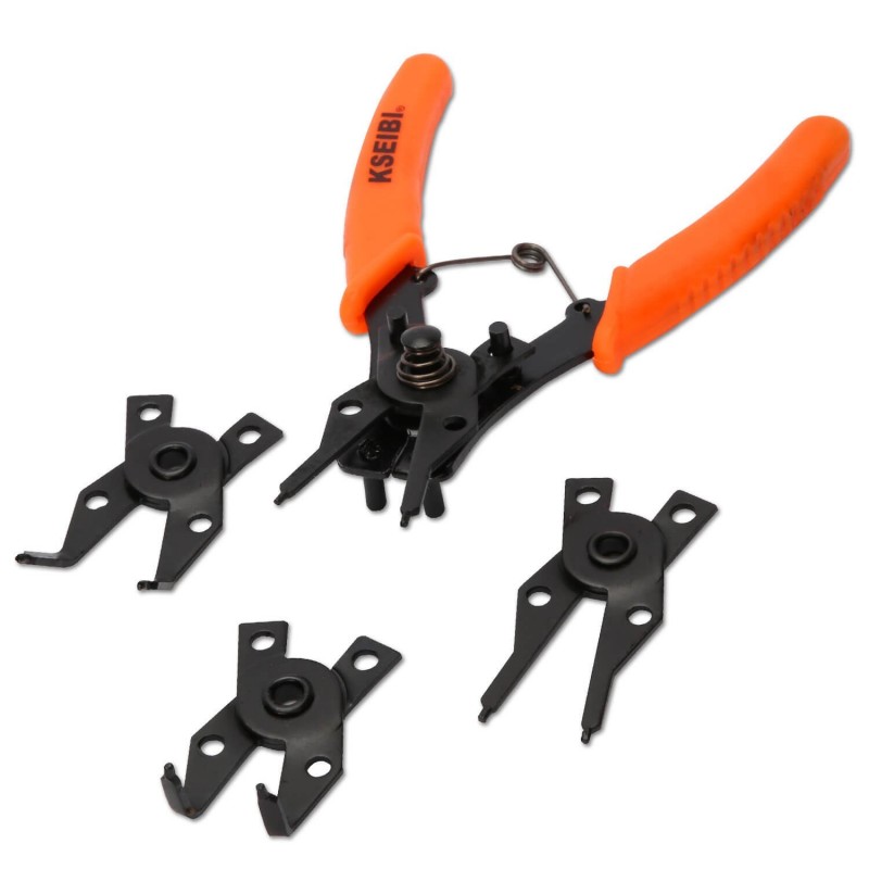 vía Descortés peor Interchangeable Circlip Plier Set | Hand Tools & Pliers | KSEIBI