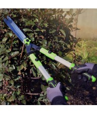 Aluminum Telescoping Garden Shears, Gardening tools, telescopic lawn shears, long handled shears, long handled hedge shears