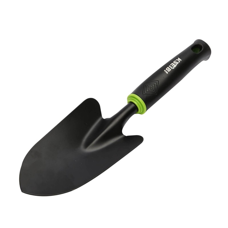 Garden Straight Steel Leaf Rake, Hand tools, Gardening tools, non slip handle, spade & shovel