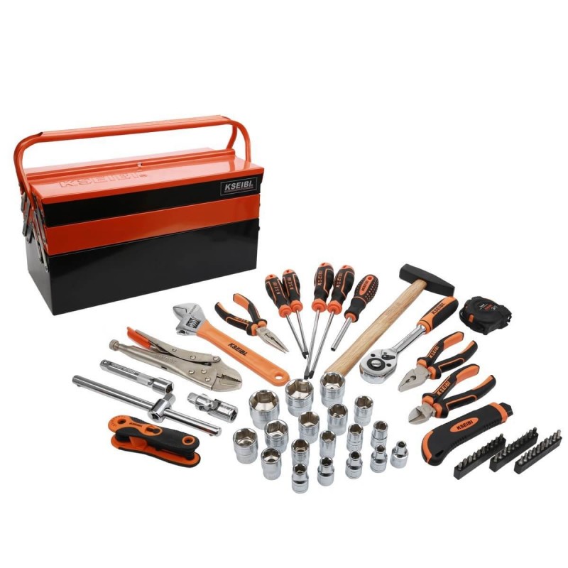 Tool Box 5 Compartments Machinist Tool Set Tools sets & storage KSEIBI
