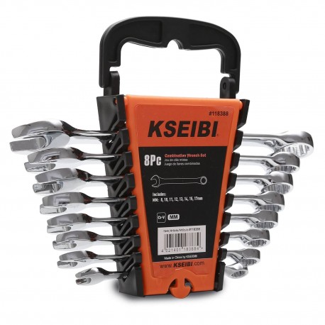 combination wrench set, rack, 8pcs, sockets and wrenches, mechanic tools, car repair tools, automobile tools