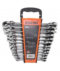 combination wrench set, metric and sae, 24pcs, sockets and wrenches, mechanic tools, car repair tools, automobile tools