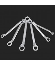 double ring wrench set, rack, 8pcs, sockets and wrenches, mechanic tools, car repair tools, automobile tools