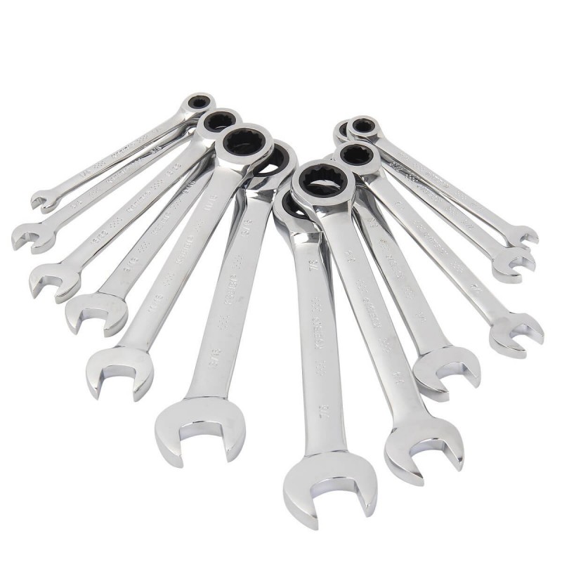 ratchet combination wrench set, 12pcs, sockets and wrenches, mechanic tools, car repair tools, automobile tools