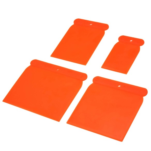 Plastic Scraper Set 4-PC,
plastic filler knife scraper set,
flexible plastic putty paint