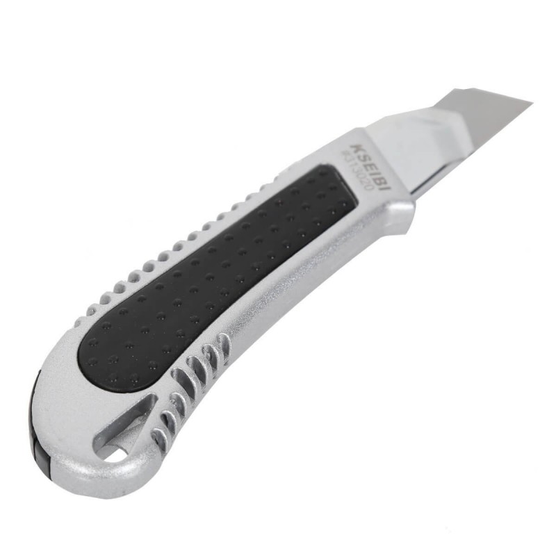 Snap-Off Aluminium Knife, Cutters & Saws Tools, aluminium knife with snap-off blades & locking mechanism for cutting materials.