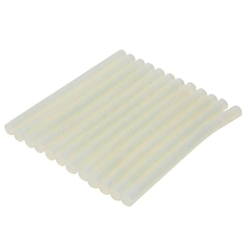 Glue Sticks / Translucent 12-Pc,
hot melt adhesive 12-Pc,
translucent white glue stick