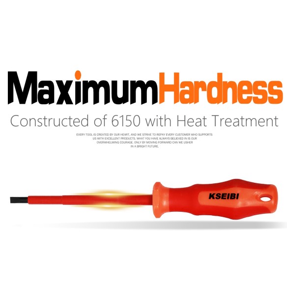 VDE Insulated Screwdriver, Screwdrivers, electrical safety, shock protection.
