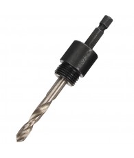 Quick-Release Holesaw Arbor, power tool accessories, bi-metal hole saw replacement mandrel with drill bit.
