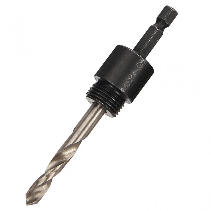 Quick-Release Hole saw Arbor, Hole saw Adapter Hex Shank, Drill bits ,bi-metal hole saw replacement mandrel with drill bit.