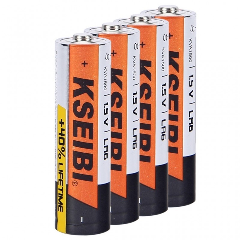 Alkaline Battery LR6/AA - 4PCS,
non-rechargeable,High energy 1.5V Alkaline Battery for household appliances.