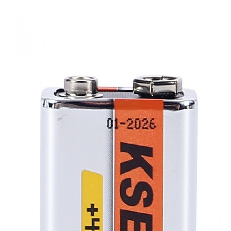 Alkaline Battery 6LR61/9V - 1PC,
non-rechargeable,High energy 9V Alkaline Battery for high & low drain and outdoor devices.