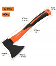 Axe With Fiberglass Handle, Contractor's Tools, wood cutting, clipping, shearing, hand tools.