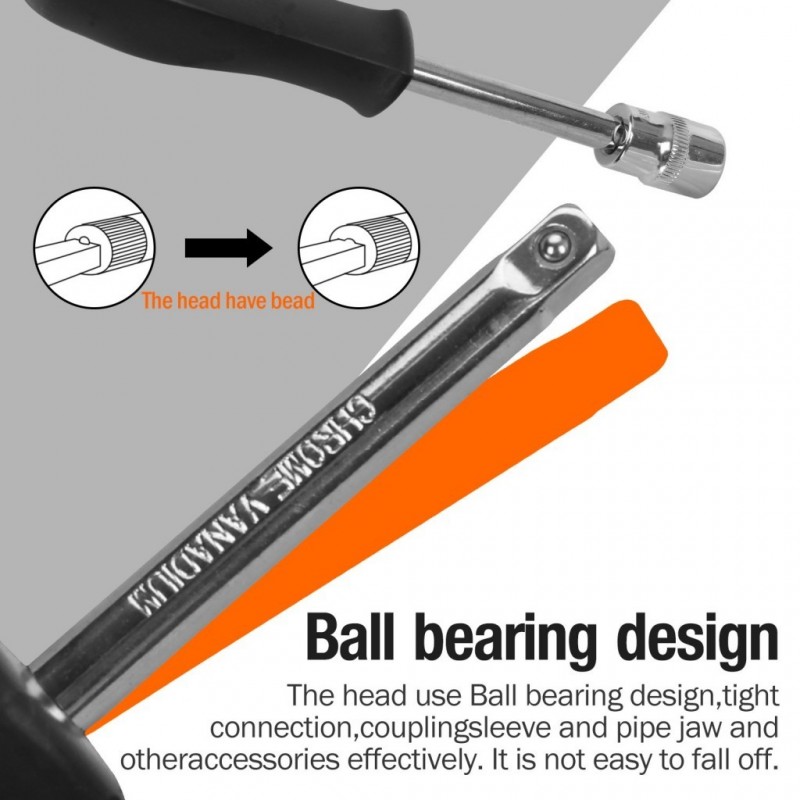 Spinner Handle 1/4" Sockets & Wrenches KSEIBI