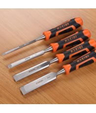 Wood Chisel Set PROGRIP 4-PC, Cutters & Saws Tools, woodworking chisel set for scraping glue, wooden chisel with rubber handle.