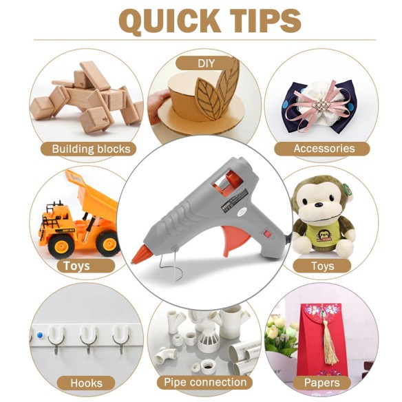 60W Electric Glue Gun | Power Tools | KSEIBI