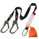 Safety Shock Absorbing Lanyard Webbing, Double Webbing Lanyard With Shock Absorber