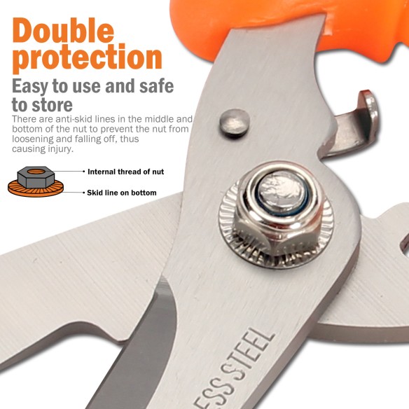 "Descubre la mejor tijera de podar de jardín con hoja recta | KSEIBI"