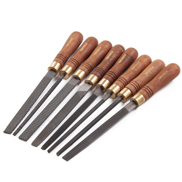 Premium Steel and Rasp File Set for Woodworking | KSEIBI