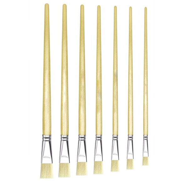 High-Quality #579 Straight Paintbrush for Precise Painting | KSEIBI