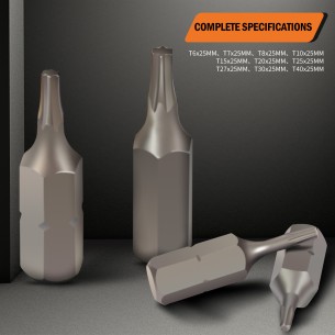 Hochwertiger Stern-Schraubendreher-Bit 1/4" für präzises Arbeiten | KSEIBI 2