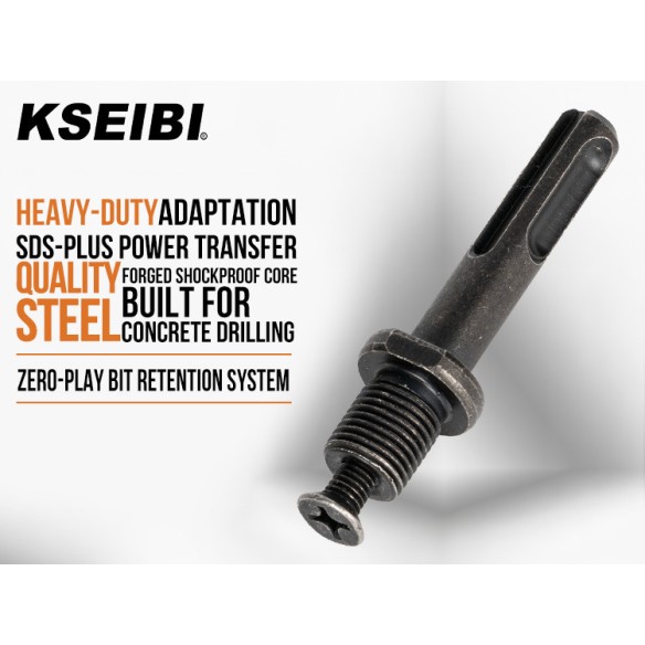 Адаптер патрона SDS-Plus / Bright 1/2"-20 UNF для перфоратора | KSEIBI