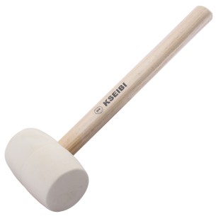 Rubber Hammer Soft White Head