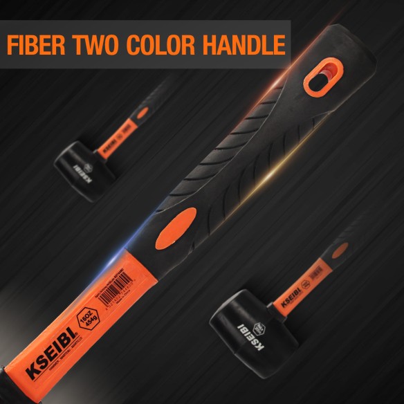 Durable Rubber Hammer for Precision Work and Comfort | KSEIBI