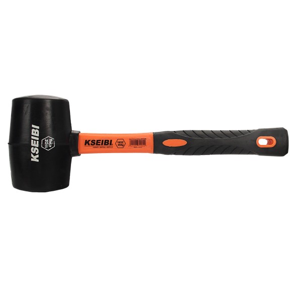 Durable Rubber Hammer for Precision Work and Comfort | KSEIBI