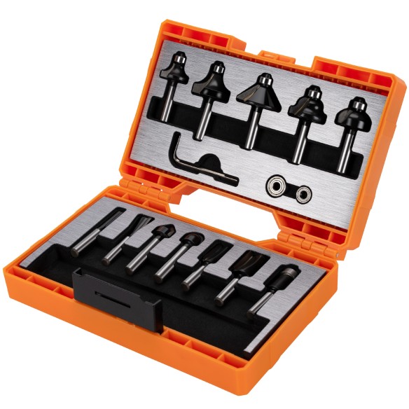 Premium Router Bit Set for Precision Woodworking Projects | KSEIBI
