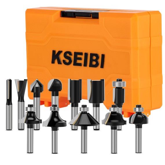 Premium Router Bit Set for Precision Woodworking Projects | KSEIBI