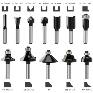 High-Quality Router Bit Set for Precision Woodworking Projects | KSEIBI 2