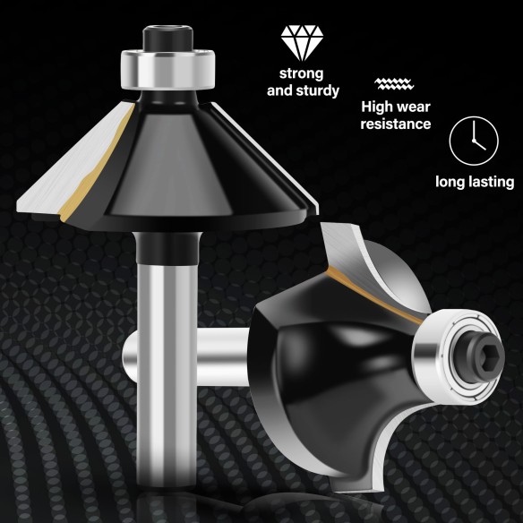 High-Quality Router Bit Set for Precision Woodworking Projects | KSEIBI