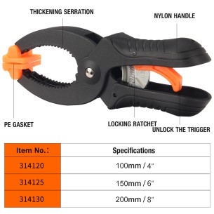 Durable and Efficient Ratchet Plastic Clamp for Any Job | KSEIBI 2