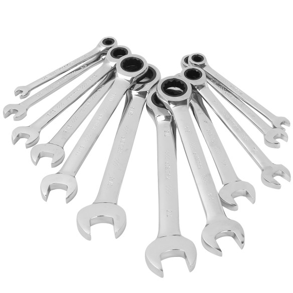 High-Quality Ratchet Combination Wrench Set for Versatile Use | KSEIBI