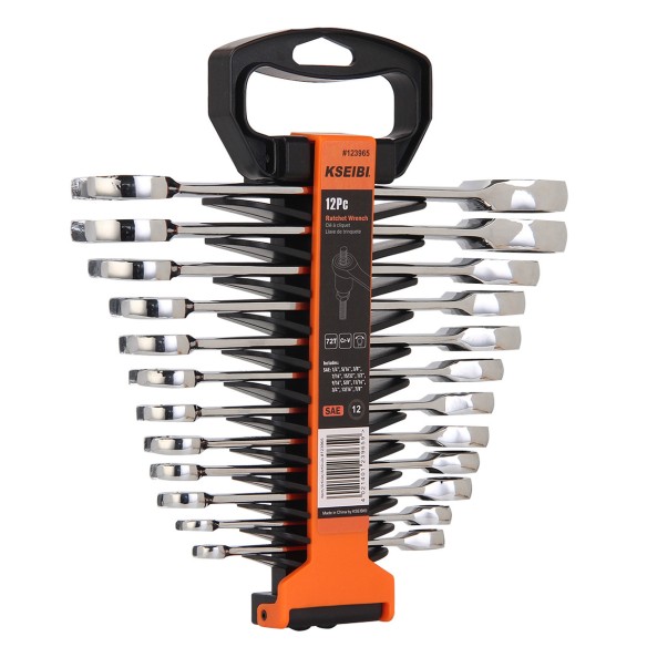 High-Quality Ratchet Combination Wrench Set - 12 Pieces | KSEIBI