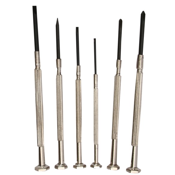 Kit de destornilladores de precisión de 6 piezas | KSEIBI