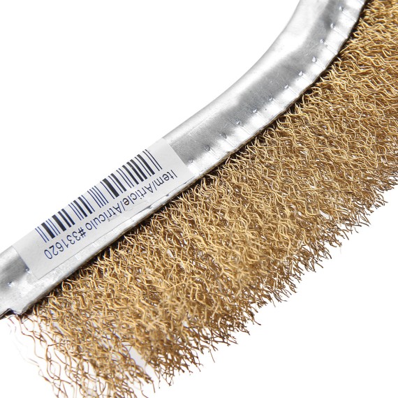 Brosse à main en plastique revêtue de laiton de haute qualité | KSEIBI