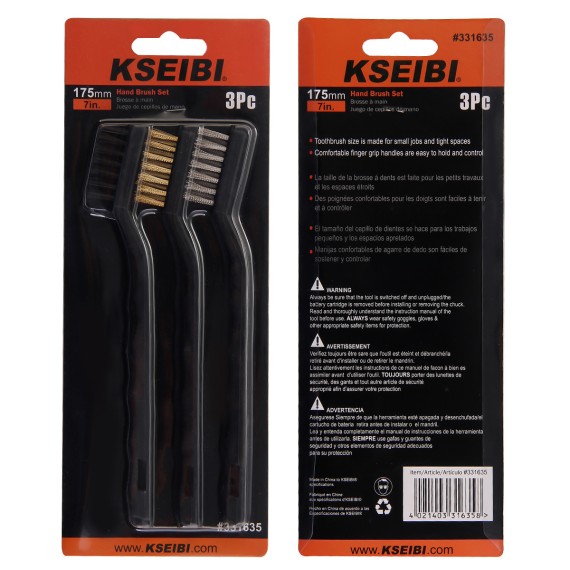 Professional Plastic Hand Brush Set for Cleaning Tasks | KSEIBI