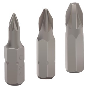 Punta de destornillador phillips 1/4"