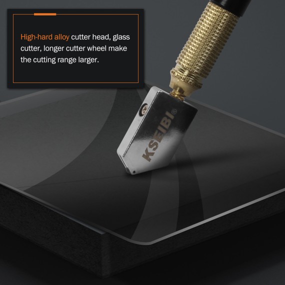 Precision Oil Feed Glass Cutter for Clean and Accurate Cuts | KSEIBI