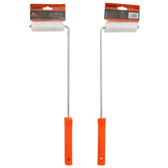 Hochwertige Mini-Farbrolle 100x10mm für präzises Streichen | KSEIBI