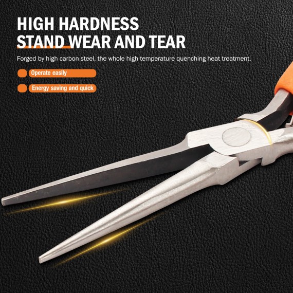 High-Quality Mini Long Nose Plier/PVC for Precision Work | KSEIBI