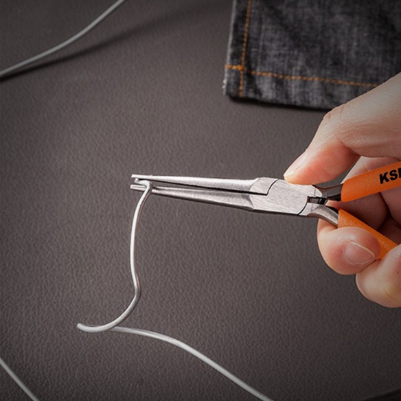 Hochwertige Mini-Spitzzange/PVC für präzise Arbeiten | KSEIBI