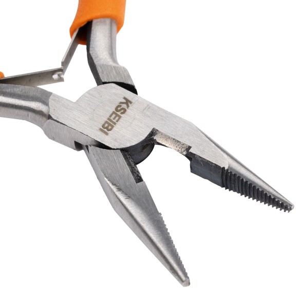 Alicate De Nariz Longo Mini em PVC para trabalhos precisos | KSEIBI