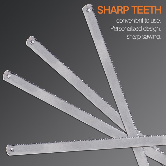 High-Quality Mini Hacksaw Frame Blade Set for Precision Cutting | KSEIBI