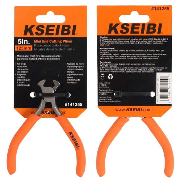 Alicate mini de corte extremo para PVC de alta calidad | KSEIBI
