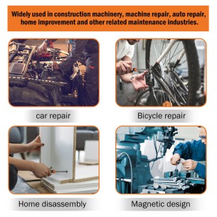 Premium Magnetic Bit Holder With Handle for Easy Screwdriver Control | KSEIBI 2