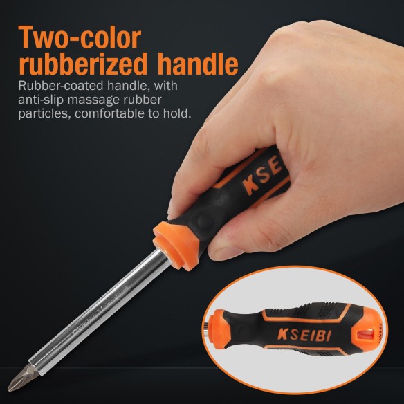 Premium Magnetic Bit Holder With Handle for Easy Screwdriver Control | KSEIBI