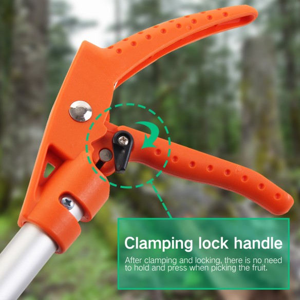 Effortlessly Trim and Hold with Long Reach Bypass Pruner | KSEIBI